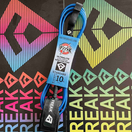 10' Surf Standard 7mm Freak Traction Leash Blue - CM Surfing